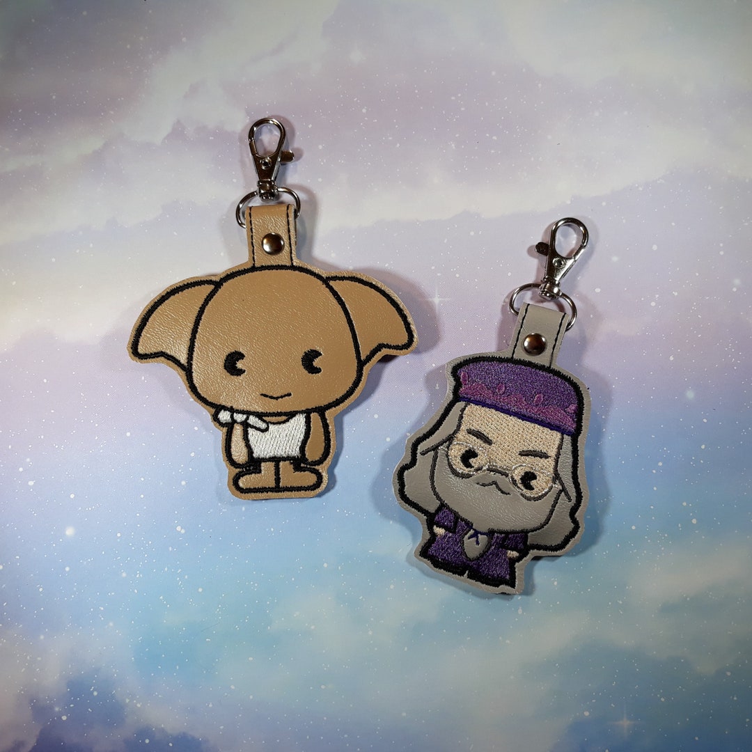 Magical Characters Keychain // Key Fob // Wizard Elf Professor - Etsy