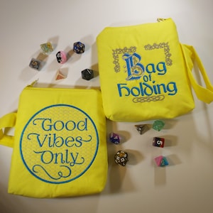 Bolsa de dados inspirada en la hierba de corte fresco // Papel crítico Bells Hells // Dungeon Robot