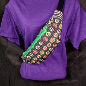 Sick Sad World Fan Pack; adjustable straps cross body bag purse carry all 90s cartoon gift unisex