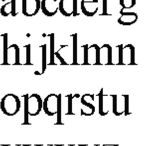 SALE! Large Alphabet Cross Stitch Sampler - lower case letters and numbers, lowercase monogram decoration