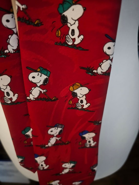 Peanuts Snoopy And Charlie Brown Necktie 2 tie lo… - image 3