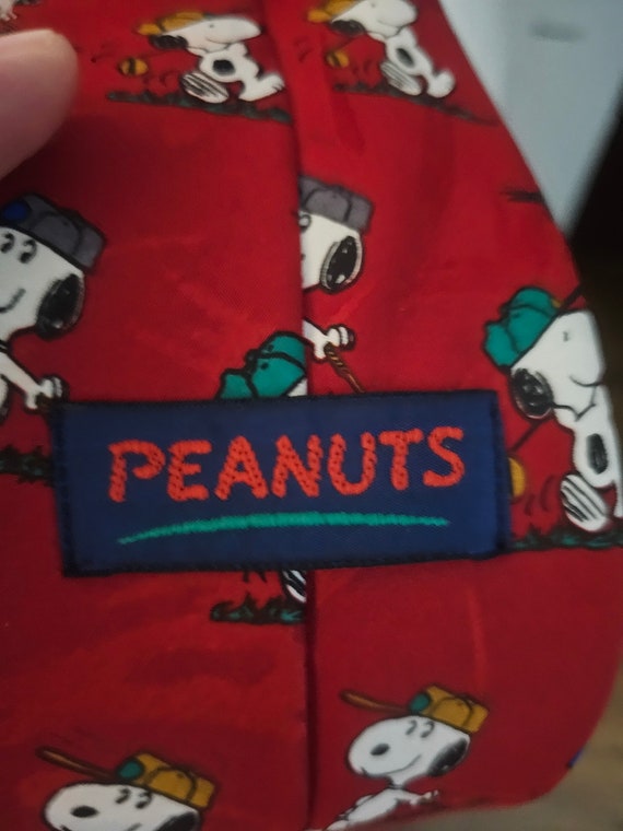 Peanuts Snoopy And Charlie Brown Necktie 2 tie lo… - image 6