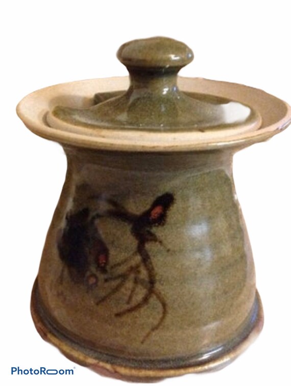 Studio pottery preserve/jam pot with lid. glenshee pottery Etsy