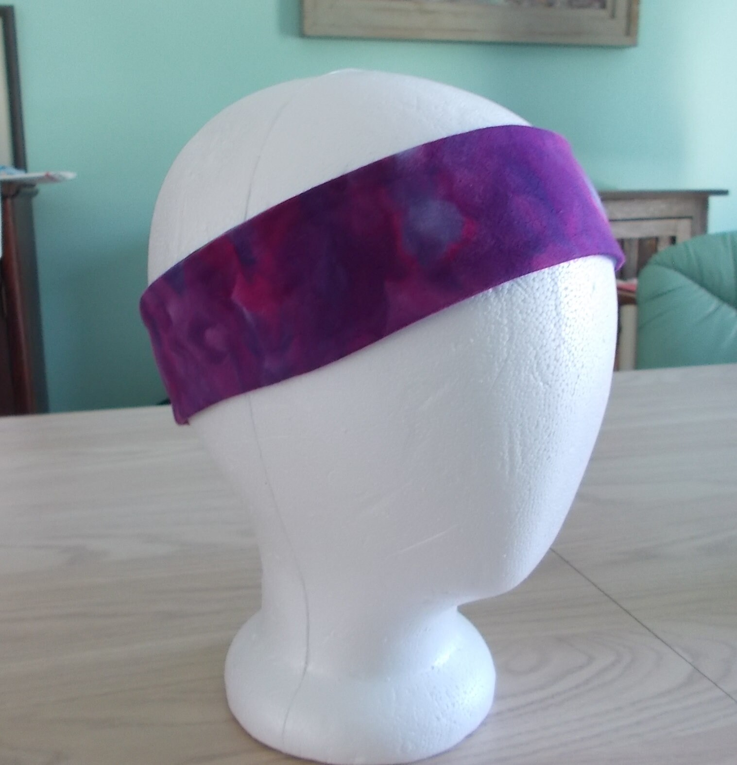 Cotton tie dye headbands ice dye headbands