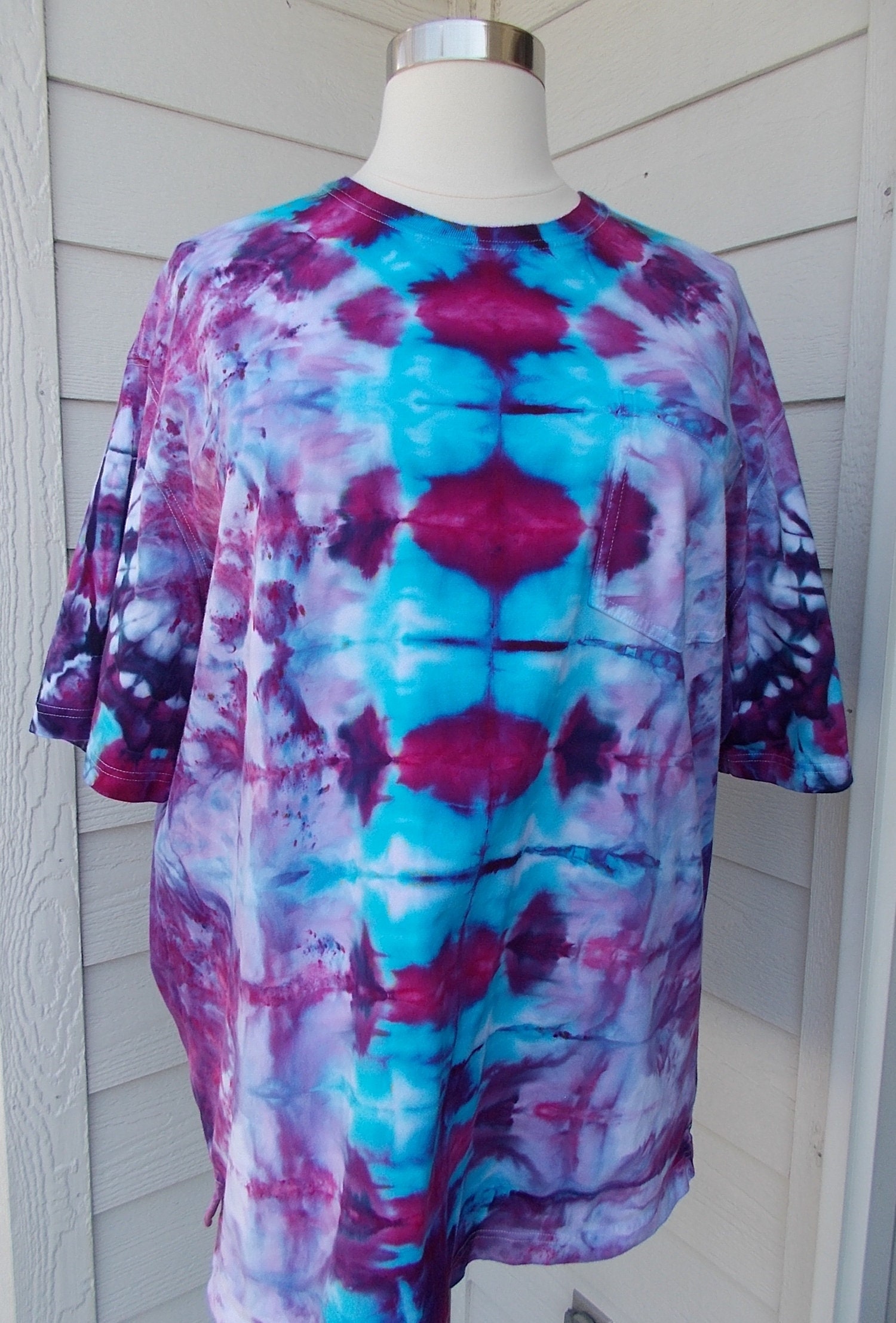 2XL Ice-Dyed Tie Dyed Tshirt