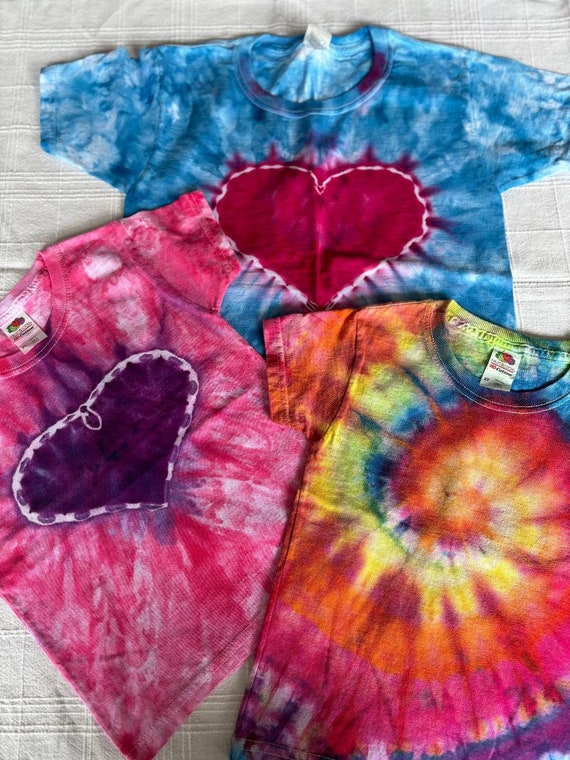 Kid's Tie Dye T-Shirts Children's Tie Dye Shirts Kids Tie Dye Clothing