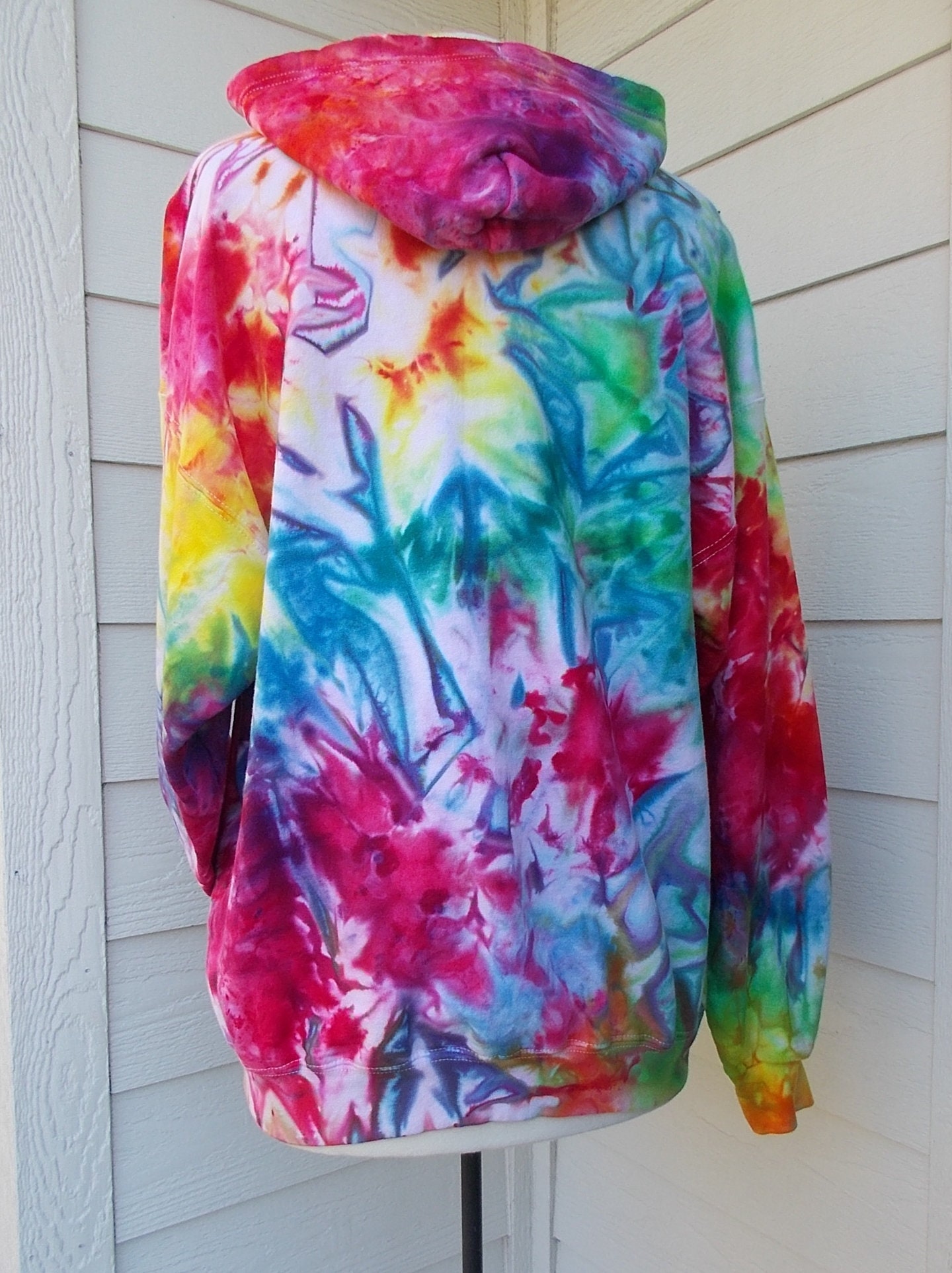 Ice cream tie dye hoodie Clearance