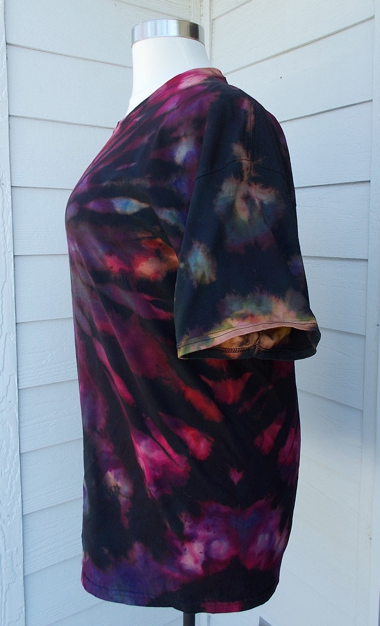 2XL Reverse dyed, Bleach Dyed, IceDyed, Tie Dyed Tshirt