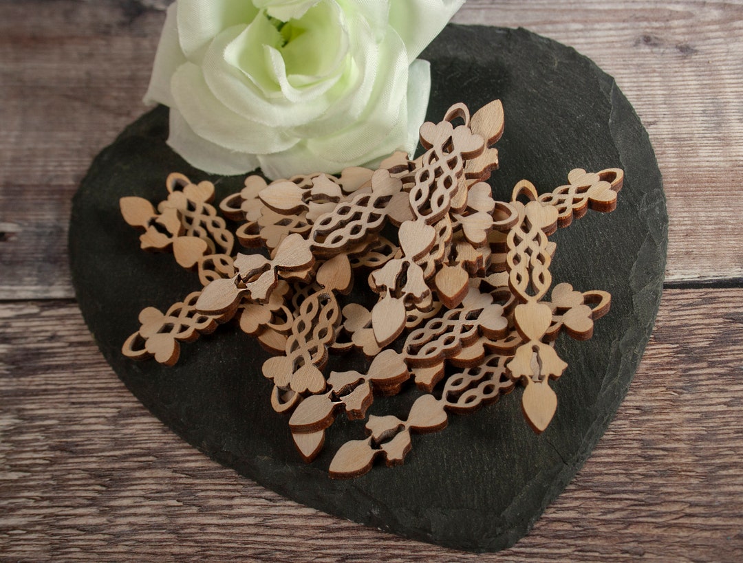 50 Welsh Mini Love Spoon Wedding Favours to Be Used on Their Own or to