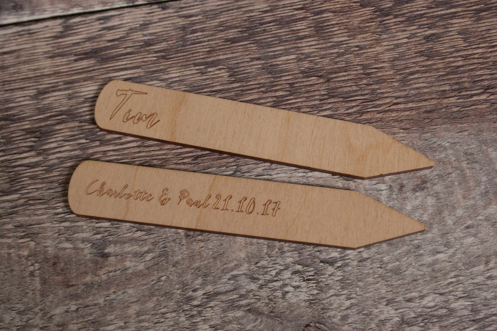 Plant Label Place Name Holders Personalised With Custom Etsy UK