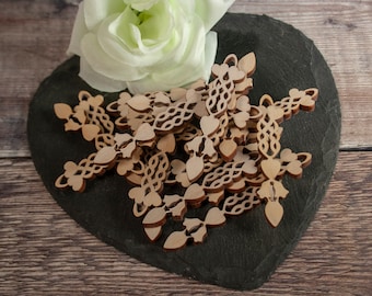Welsh Mini Lovespoon wooden Wedding Favours, made in Wales.