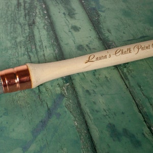 Engraved message Paintbrush personalised, ideal upcycling tool. A special custom gift for a new home or a birthday. image 2