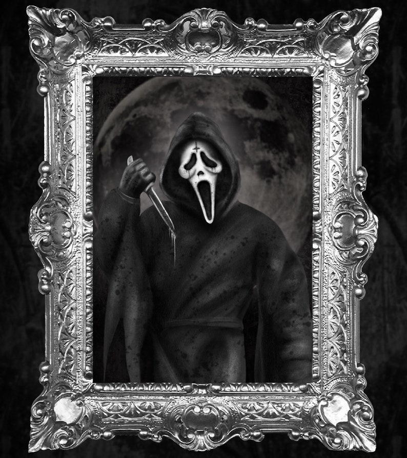 Ghostface Scream Print