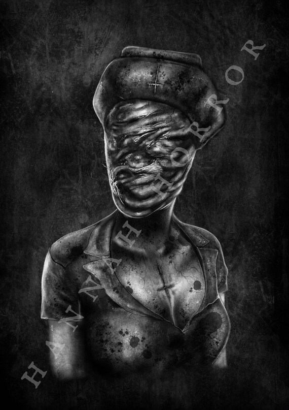 Silent Hill Nurse Print - Etsy UK