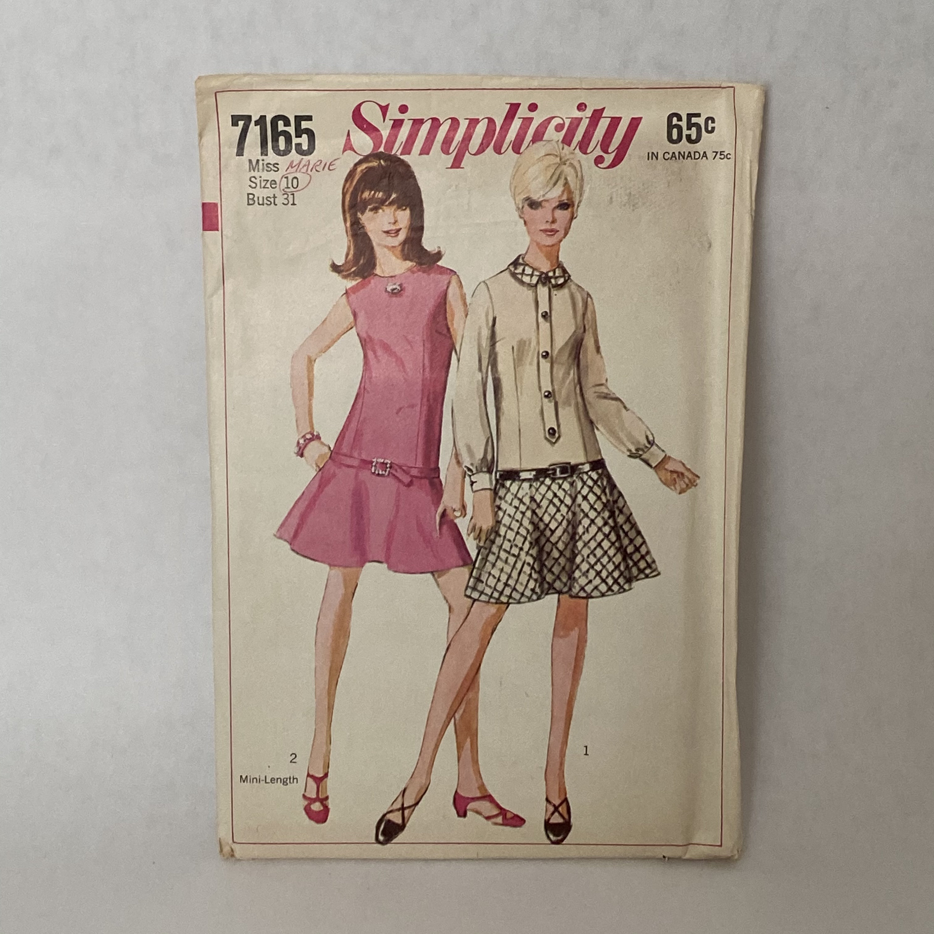 Vintage Simplicity Junior Petites' and Misses' Dress - Etsy UK