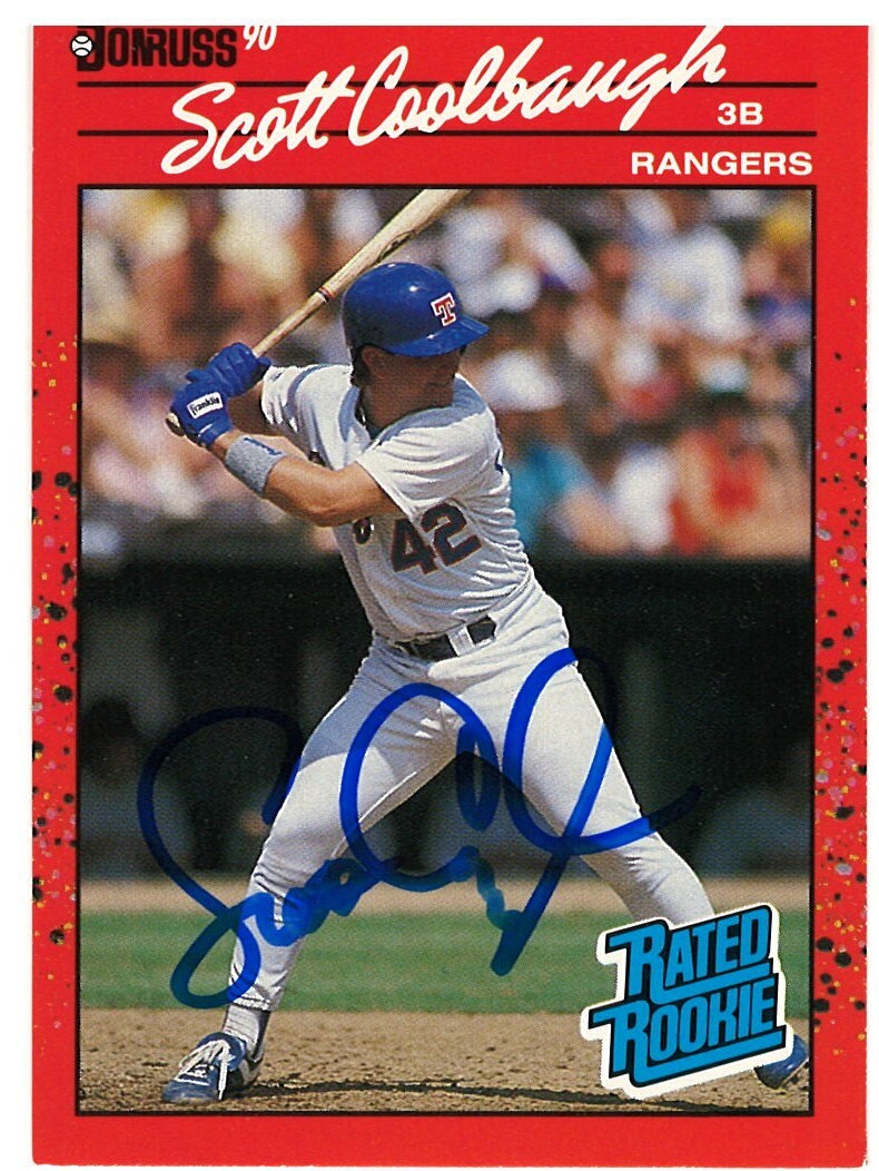 Scott Coolbaugh AUTOGRAPHED Baseball Trading Card 1990 - Etsy
