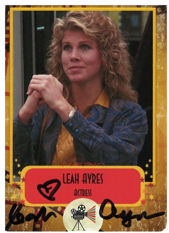 LEAH AYRES Authentic Hand Signed Autographed Trading Card W/ COA Edge of  the Night, Bloodsport, A-team, Walker - Etsy Finland