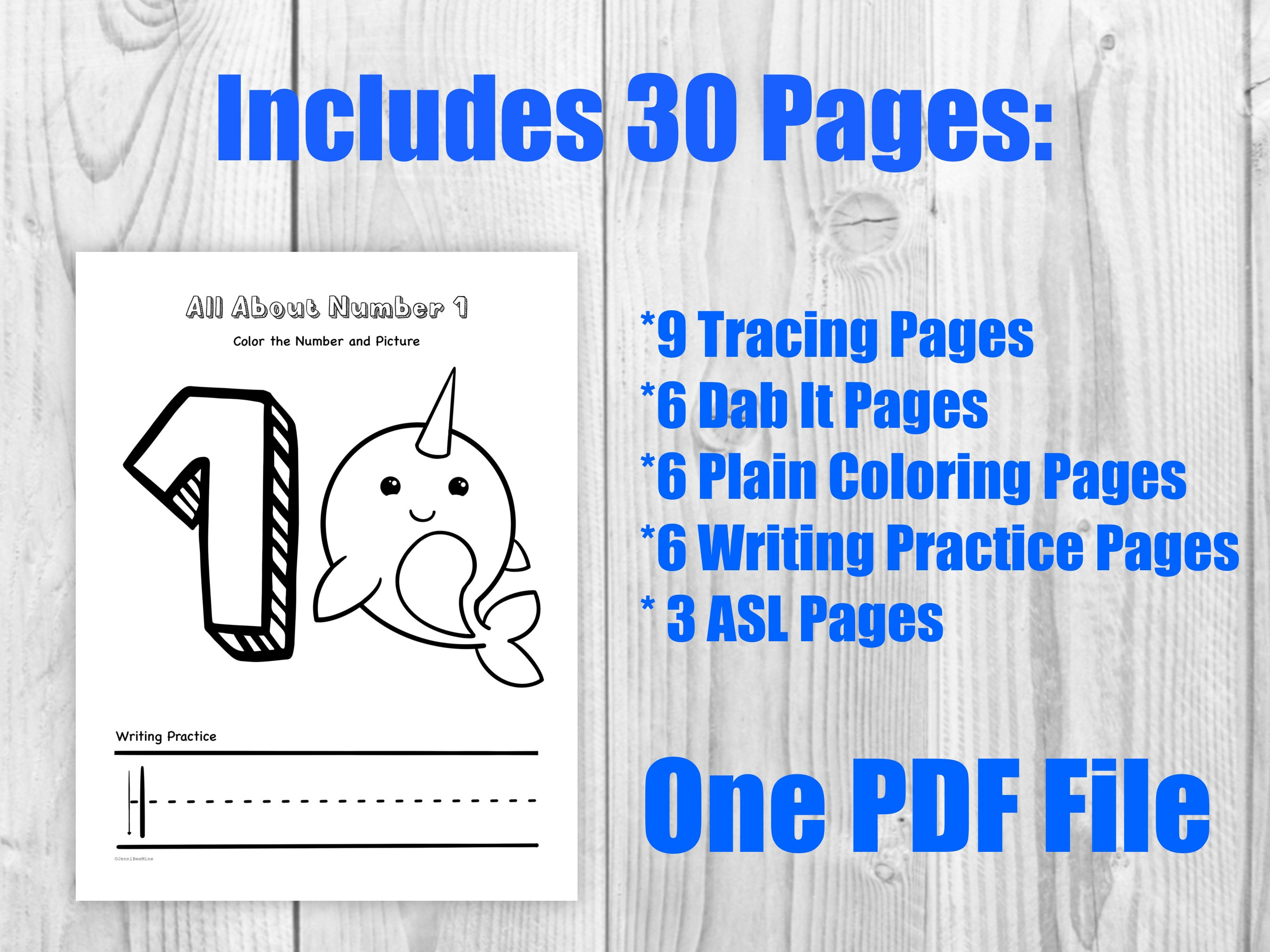 Preschool Printable Practice Worksheets Numbers 1-3 - Etsy