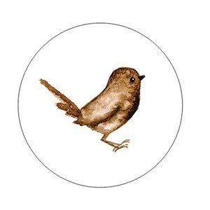 A Little Bird Told Me Custom Greeting Thank You Card Envelope Seal image 3