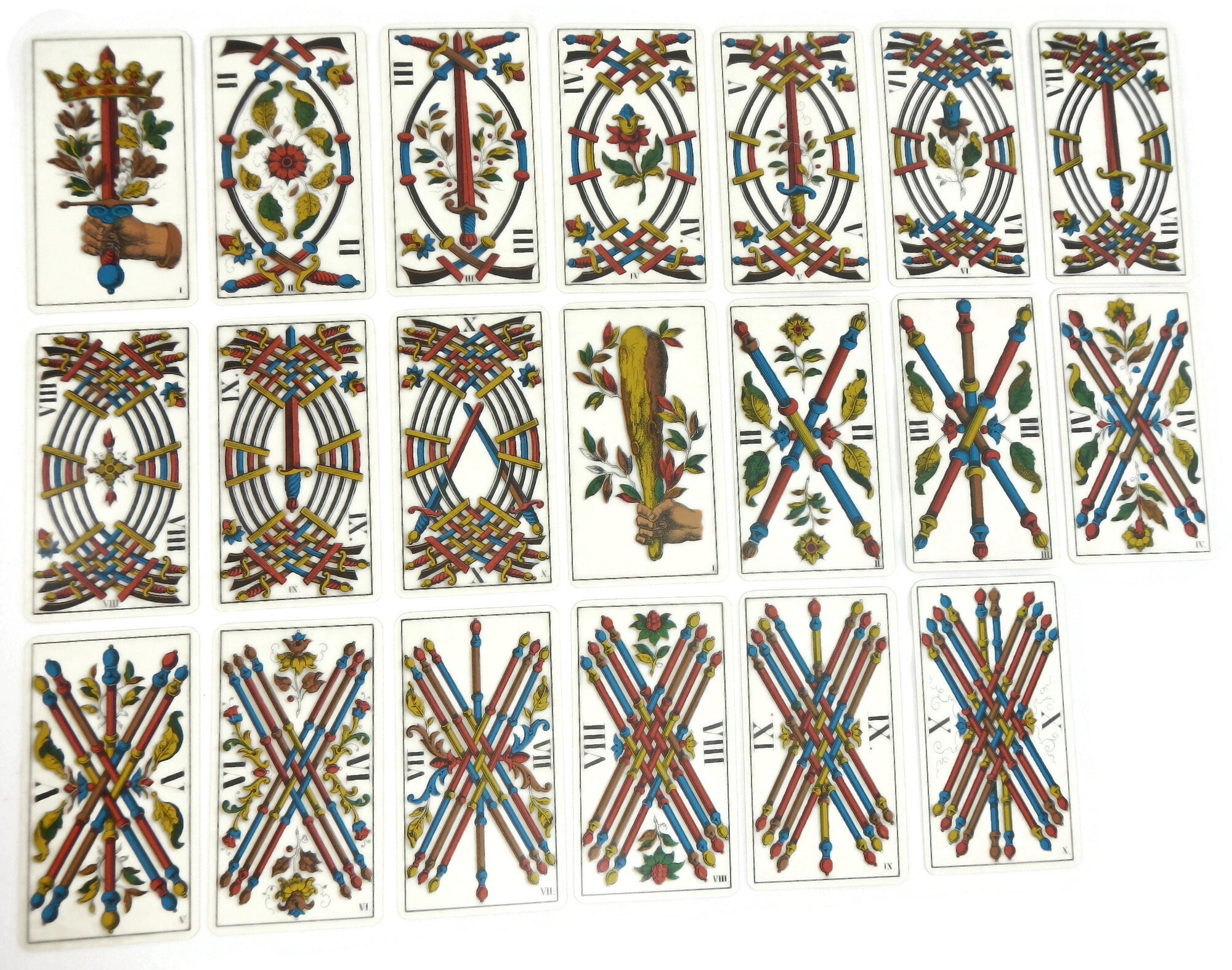 Vintage Swiss 1JJ Tarot Cards - AG Muller, Stuart Kaplan, Complete