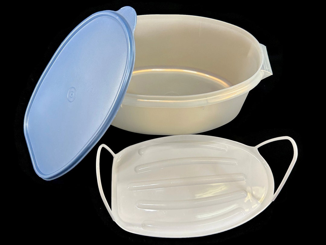 Vintage Tupperware Flavor Saver Container Lid Insert pearl Etsy