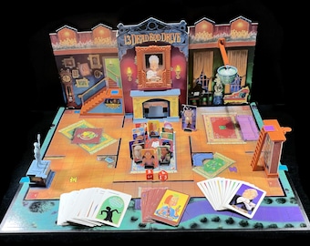 Vintage 13 Dead End Drive Board Game - Milton Bradley, #4410, 1993 - family game night, ages 9-adult, 2-4 players, 3-D mystery game, clues