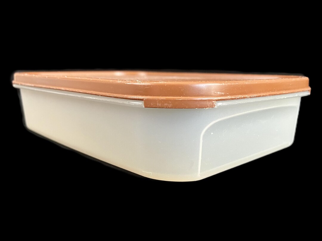 Vintage Tupperware Shallow Container, Lid - Modular Mates Rectangle 1 ...