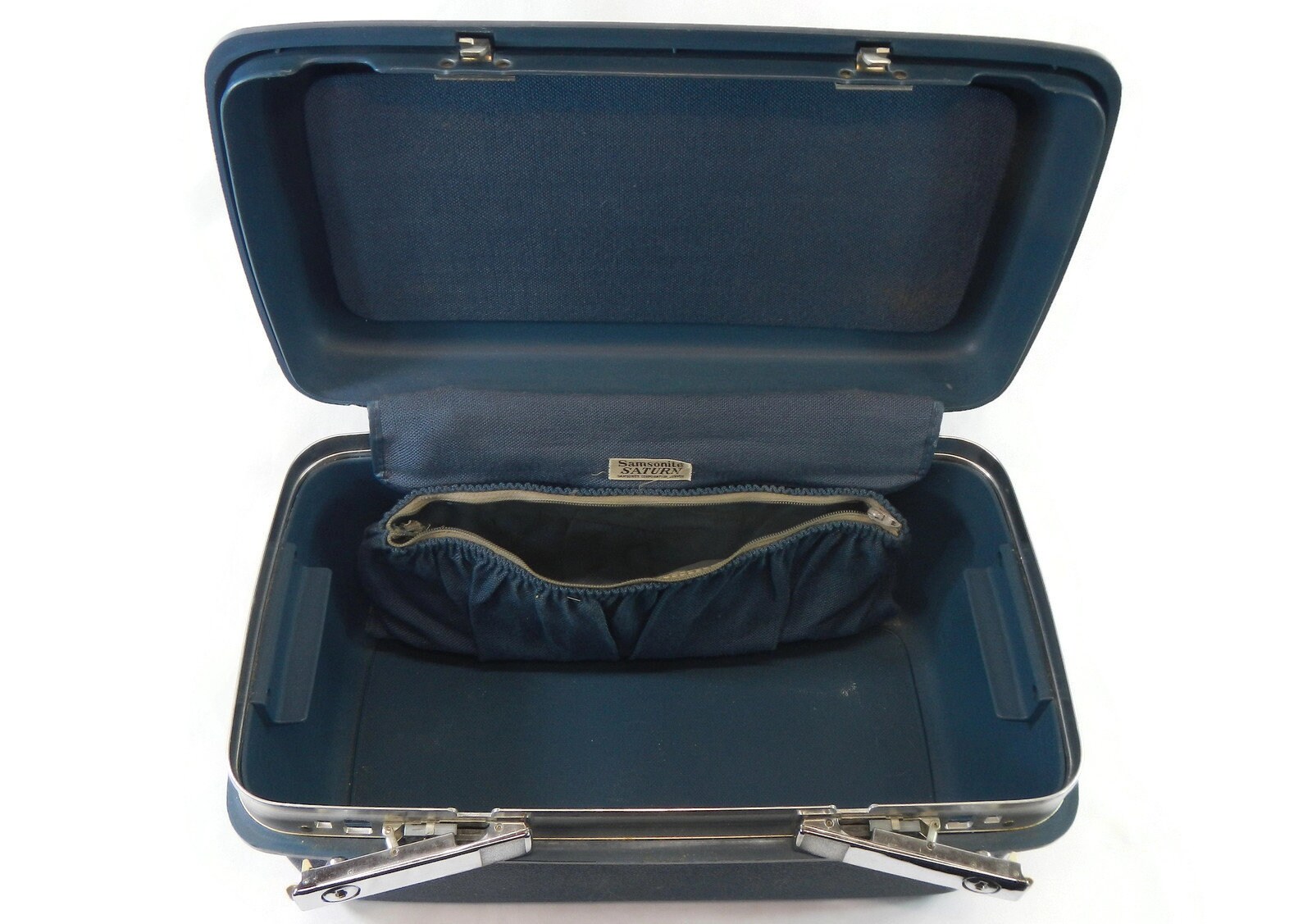Vintage Samsonite Saturn Train Case Luggage blue 1970s Etsy