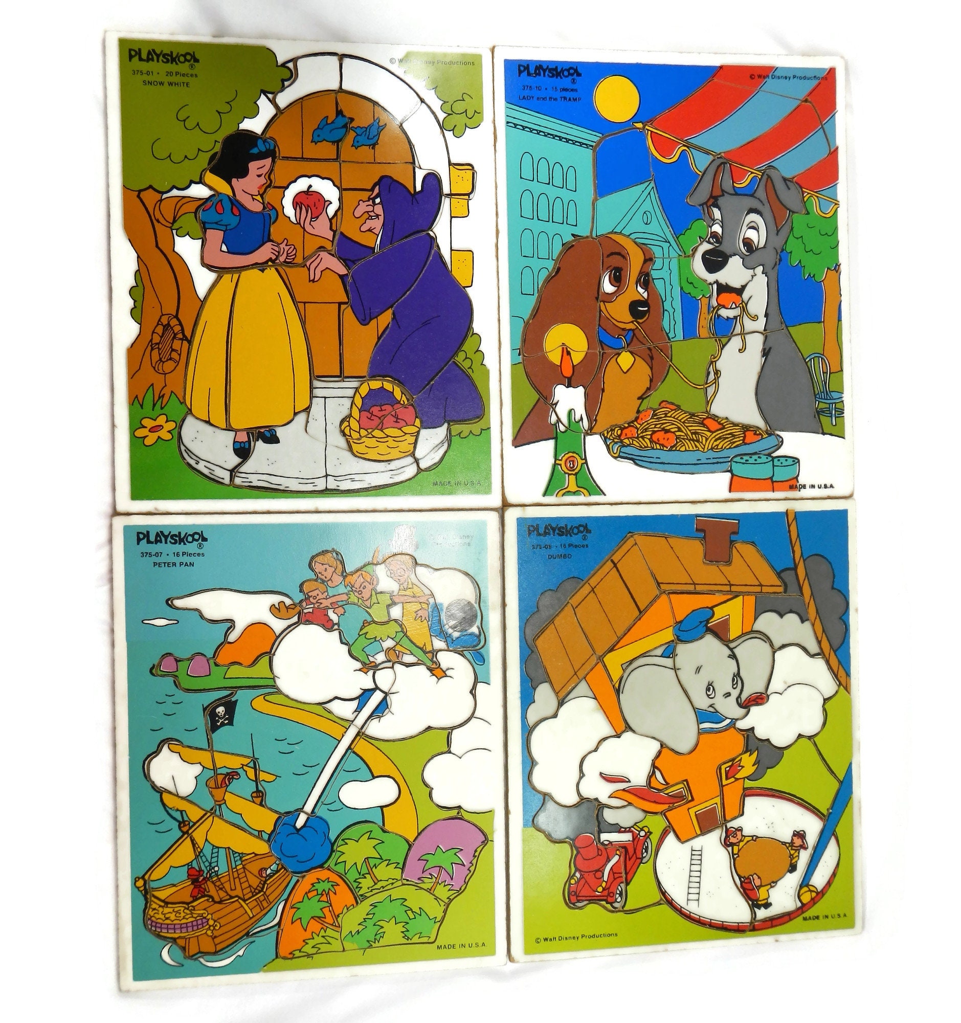 Playskool disney store wood puzzles