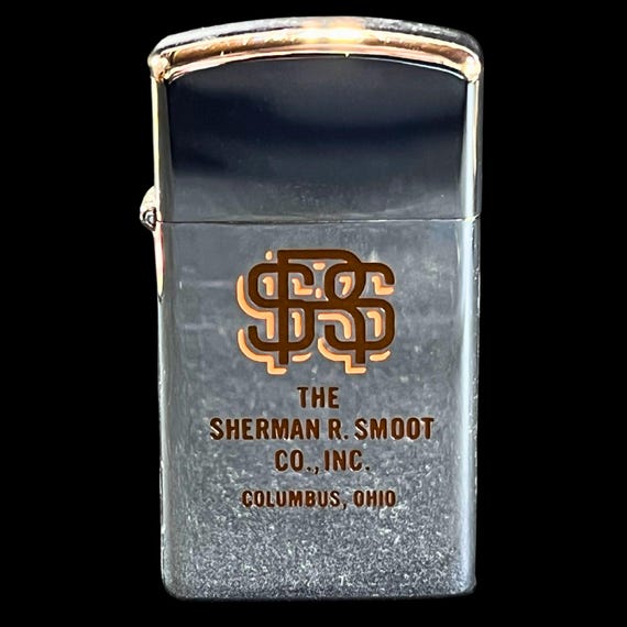 Vintage Zippo Slim Lighter - #1610, High Polish, Original Box