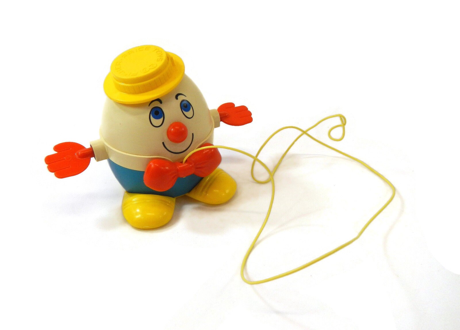 Vintage Fisher Price Humpty Dumpty - #736, 1970s, red yellow, blue