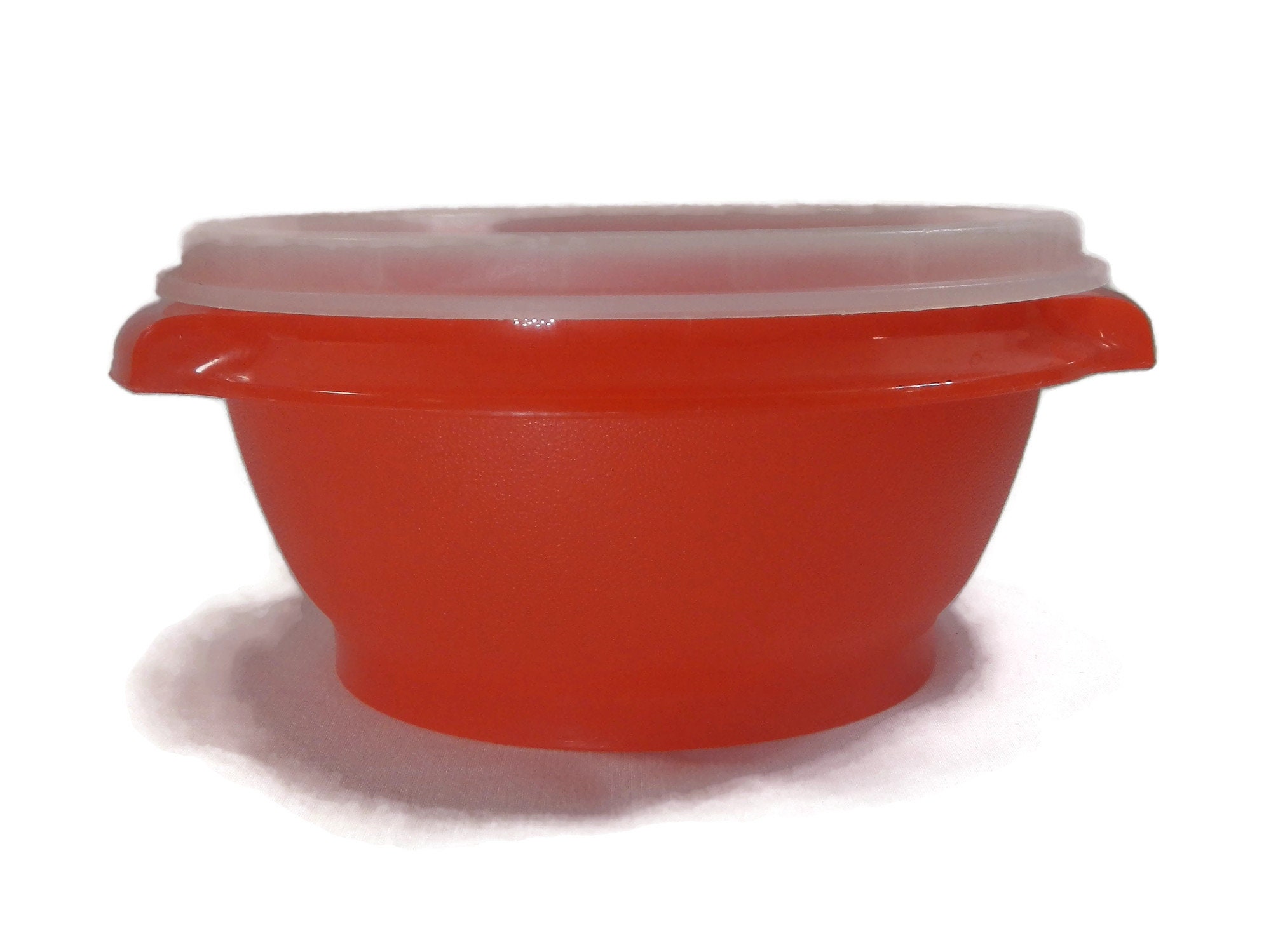 Tupperware TWO SHEER Servalier Bowls 1-10 oz. & 1-20-oz Bowl w/ LILAC –  Plastic Glass and Wax ~ PGW