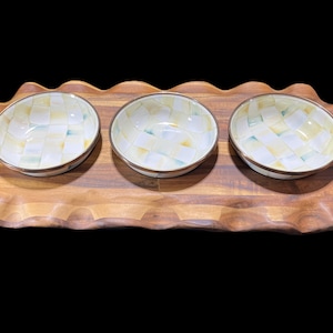 MACKENZIE-CHILDS パーチメント オーバルプレート Mackenzie-childs