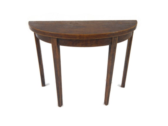 Half round cheap corner table