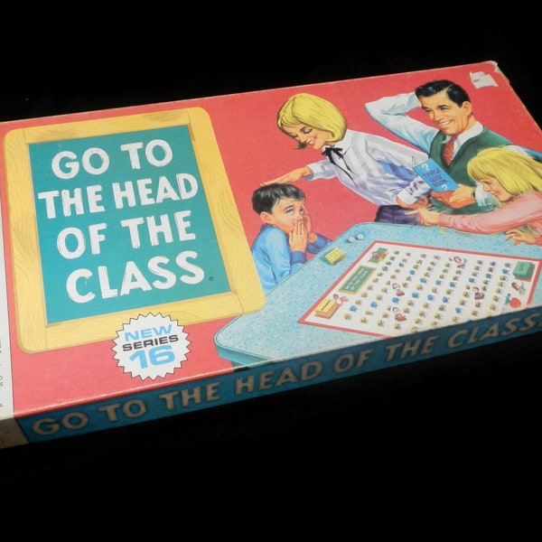 Vintage Go to the Head of the Class Game Etsy