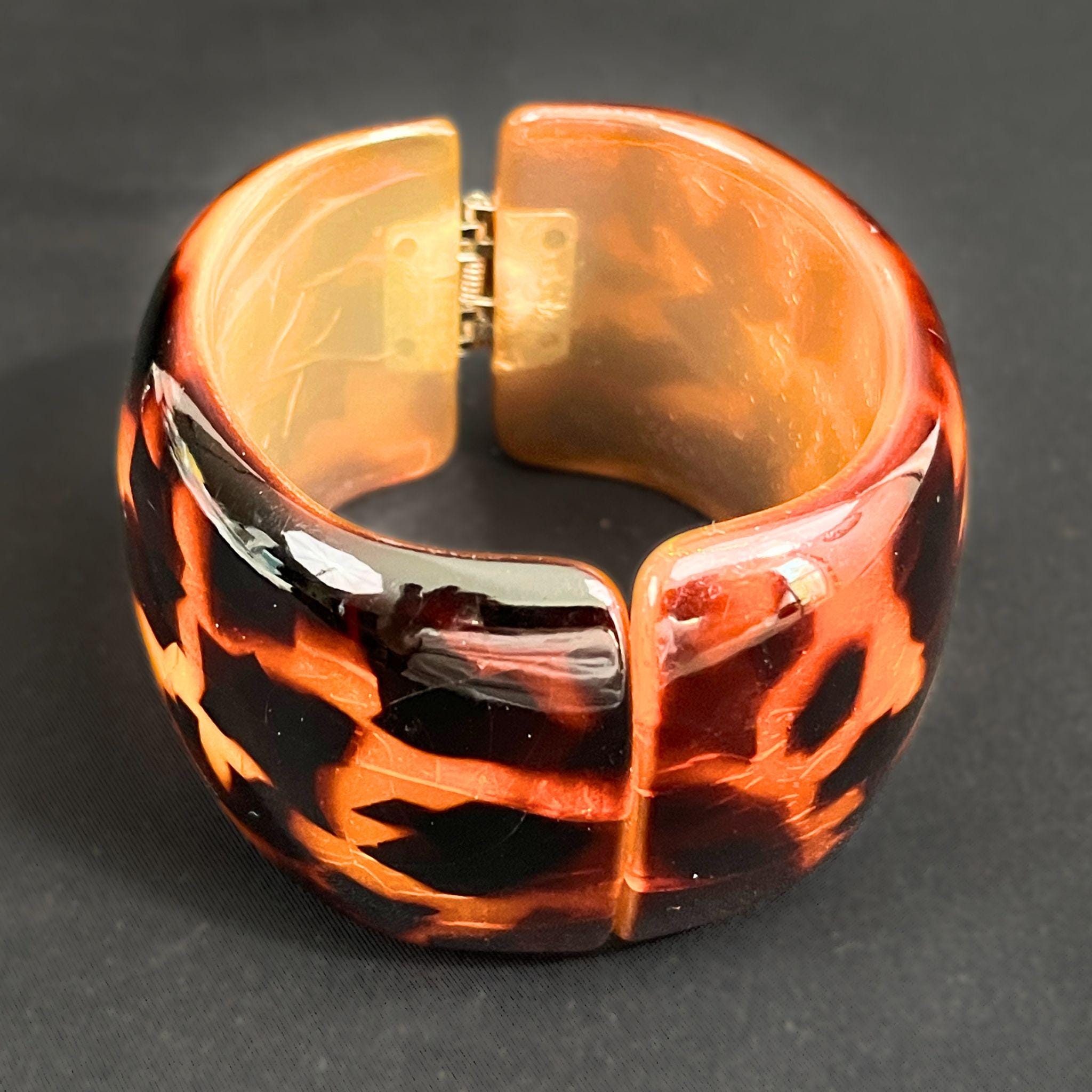 Vintage Tortoiseshell Bracelet - Etsy