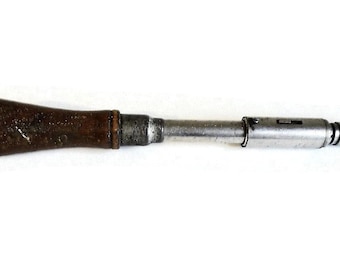 Vintage Yankee Spiral Screwdriver - Model #30, North Bros. - wood handle, mid century, old hand tool, antique, man cave decor, no bits, USA