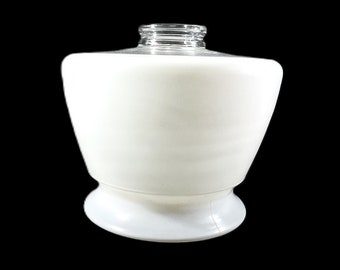 Pantalla de techo de vidrio vintage: forma única, blanco esmerilado, transparente, decoración para dormitorio y baño, globo, pantalla de repuesto, lámpara, mediados de siglo