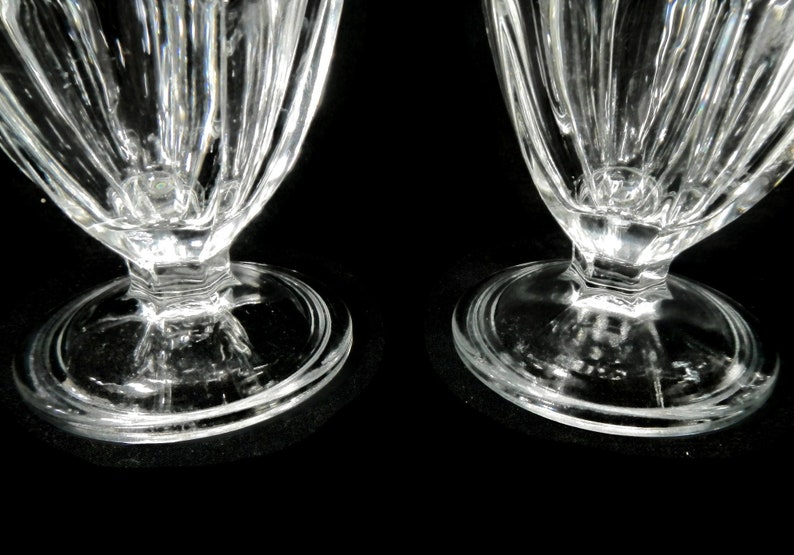 Vintage Ice Cream Sundae Glasses Set of 4 Anchor Hocking Etsy