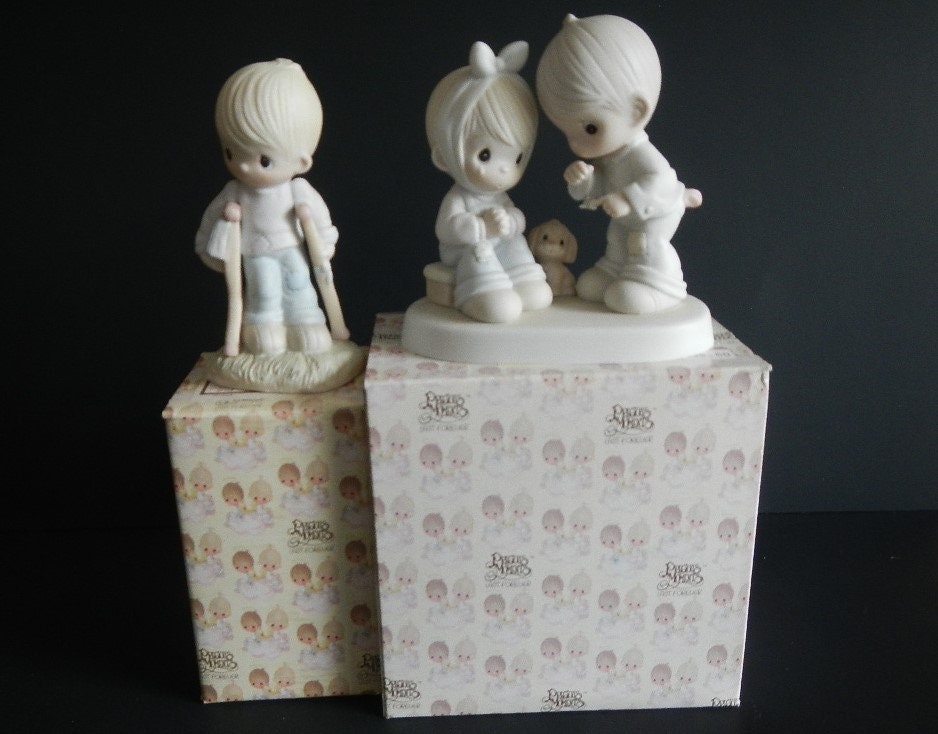 Vintage Precious Moments Figurine - CHOICE- He Watches Over
