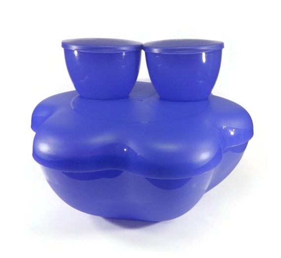 NEW Tupperware Insulated Serving Bowls Collection Set - Purple & White