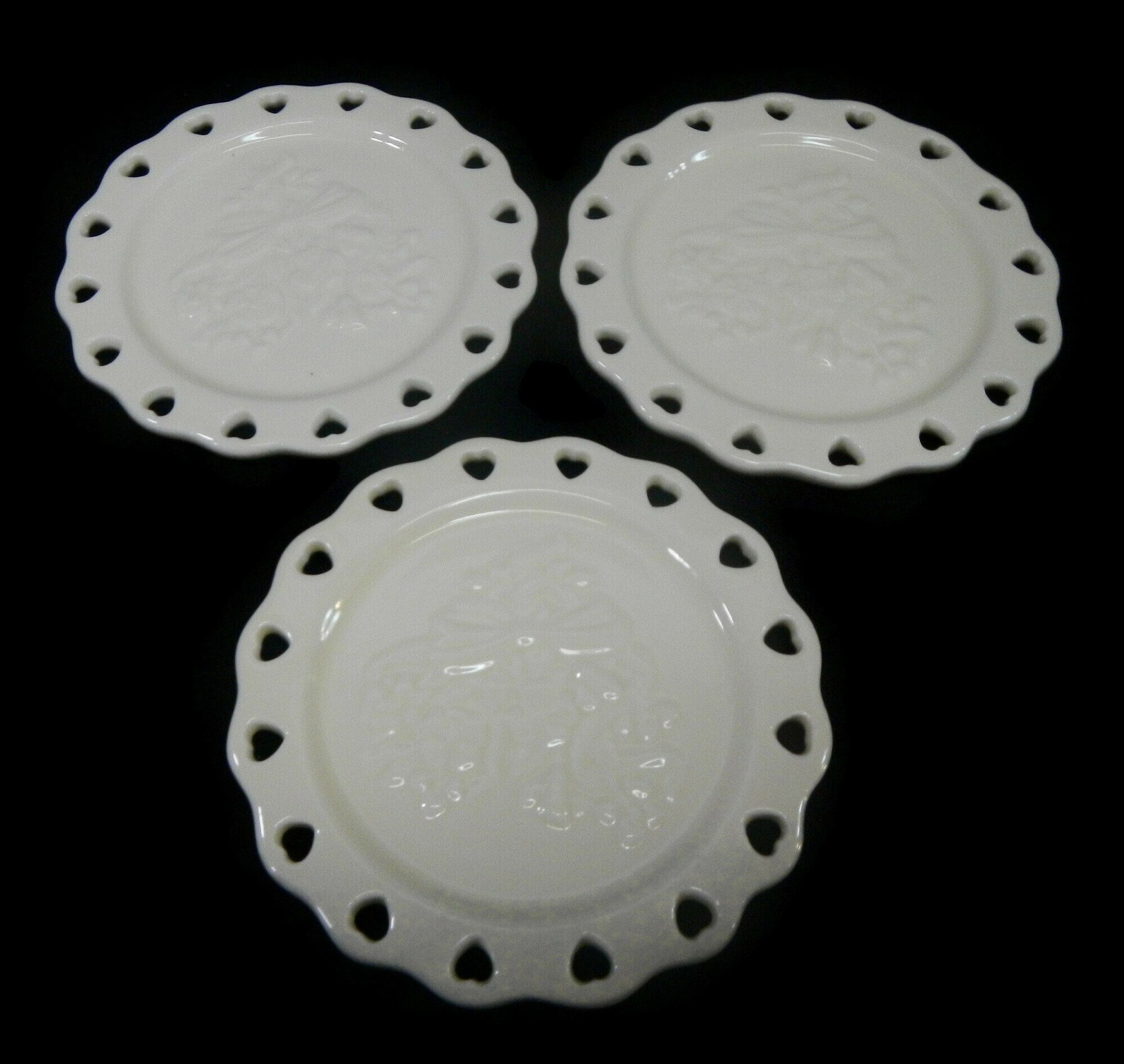 Vintage Longaberger Pottery Wall Plates candle plates set Etsy