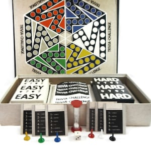 Vintage Trivia Challenge Game - 1984 - Canada Games Company - game night, party fun, adult game, family fun2-4 players/teams, comics, movies