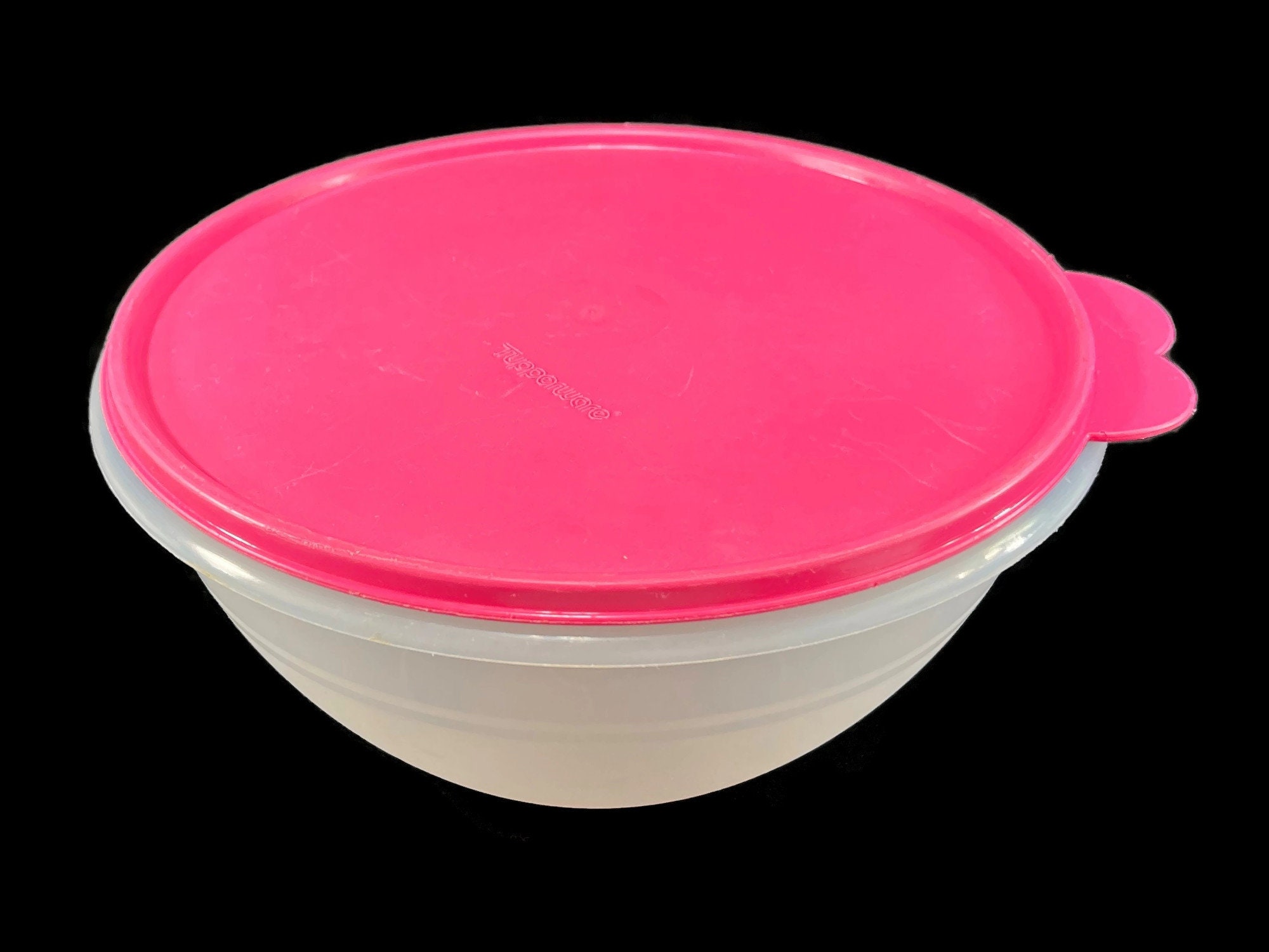 TUPPERWARE FIX N MIX 26-c EXTRA LARGE MIXING SERVING MERLOT BOWL W/ WINE  SEAL