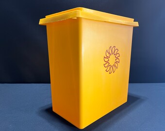 Vintage Tupperware Large Carry All Tote Container, Lid, Handle