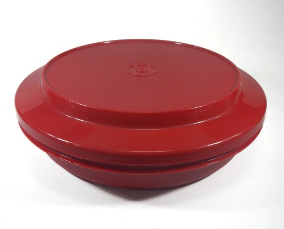 Vintage Large Tupperware Super Seal-n-serve Bowl With Lid - 8.25