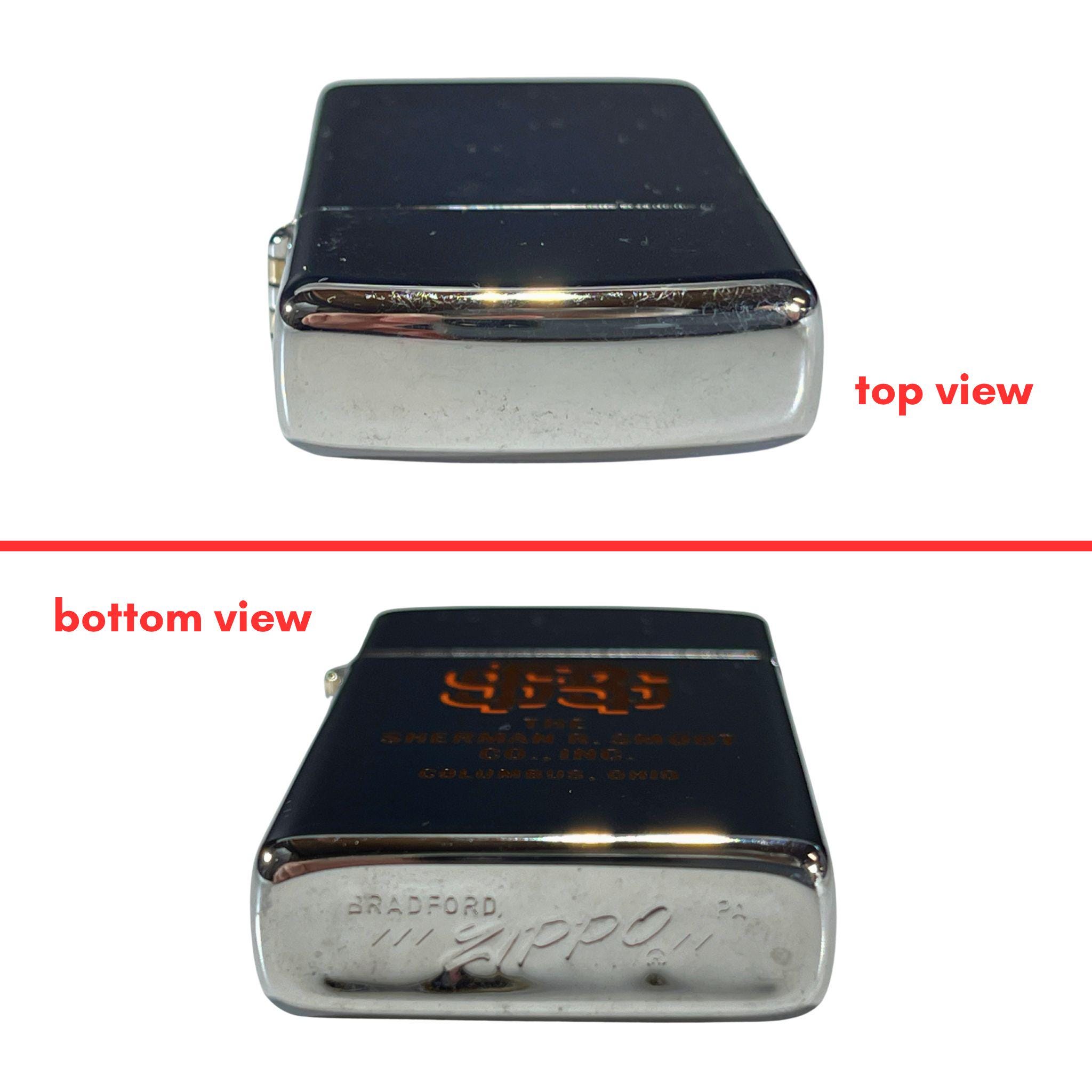 Vintage Zippo Slim Lighter - #1610, High Polish, Original Box 