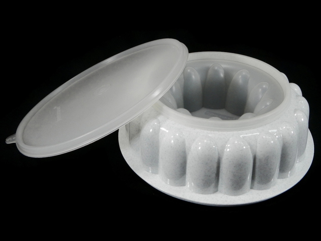 Vintage Tupperware Jelring Mold CHOICE, Blue, Green, Speckled, Sheer