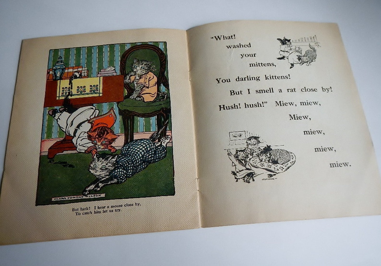 RARE Antique Children's Book three Little Etsy