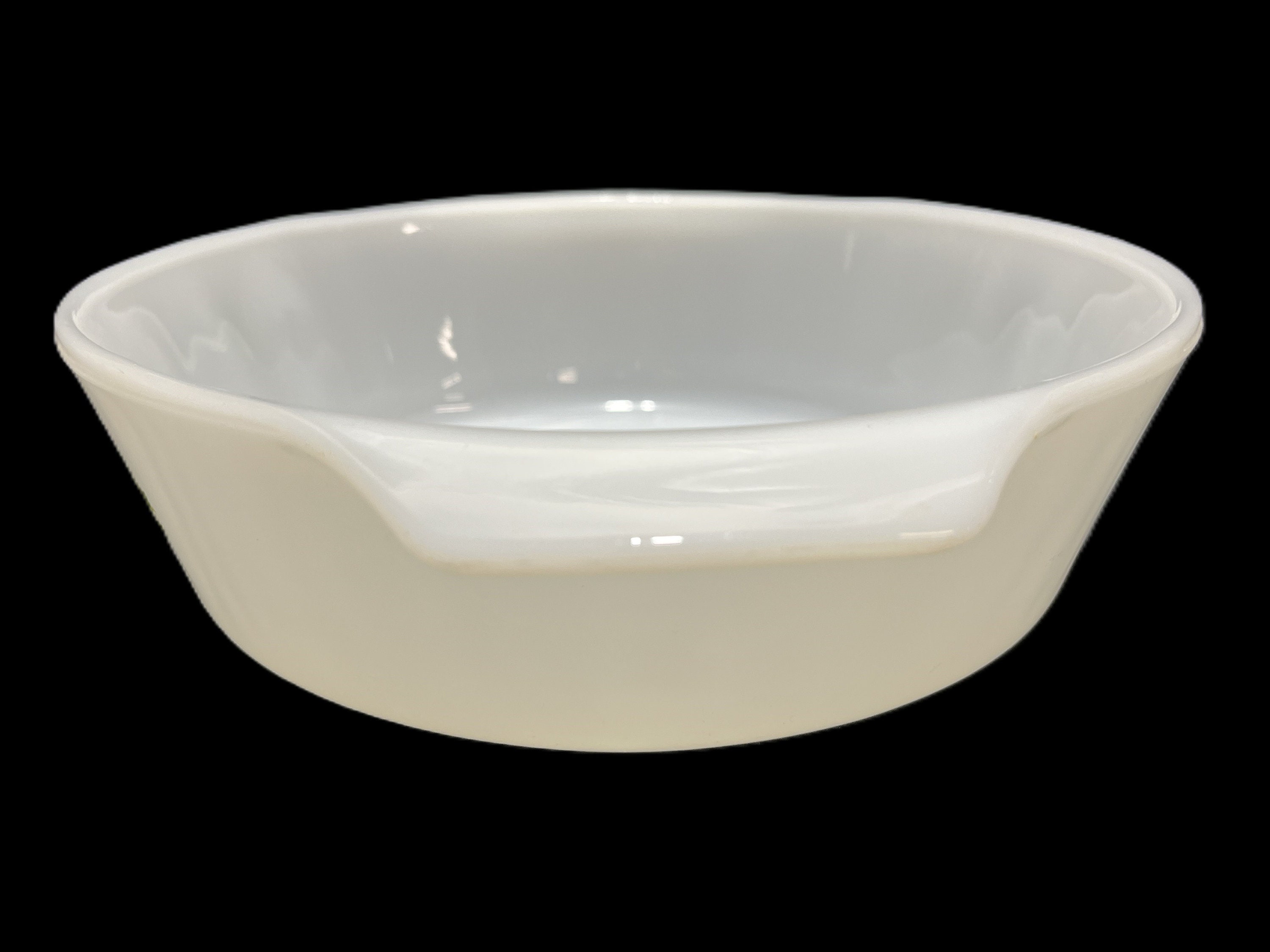 Vintage Fire King Meadow Green Casserole - Green, White, 437, 1.5 